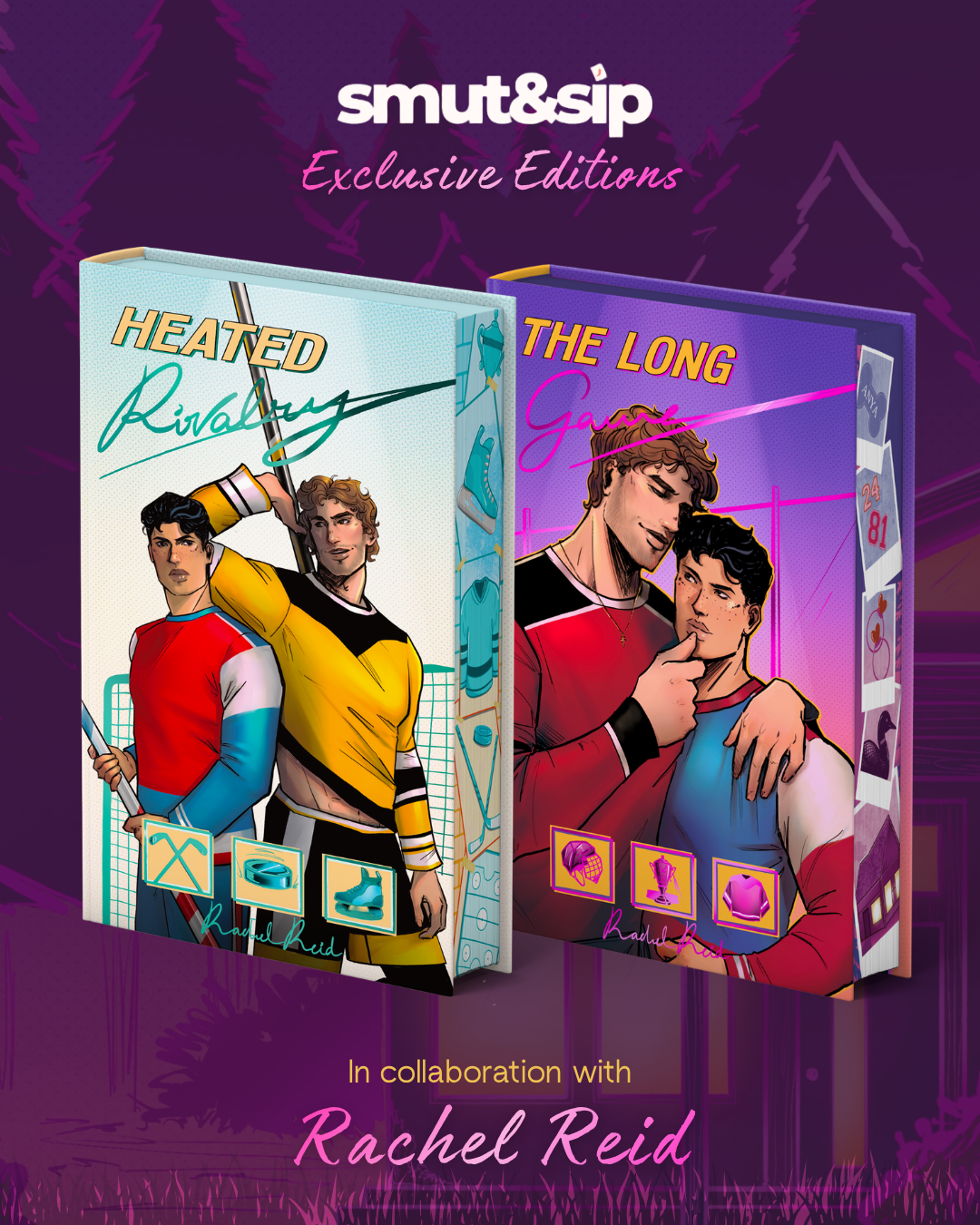 EA Heated Rivalry & The Long Game by Rachel Reid | PREORDER